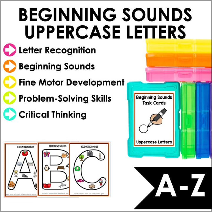 Fine Motor Skills Activities Beginning Sounds and Number Sense - Teacher Jeanell