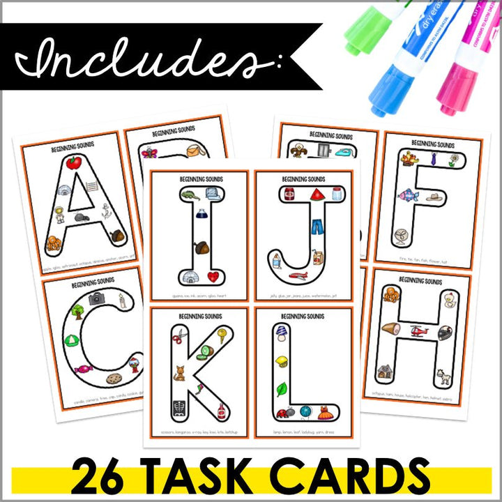 Fine Motor Skills Activities Beginning Sounds and Number Sense - Teacher Jeanell