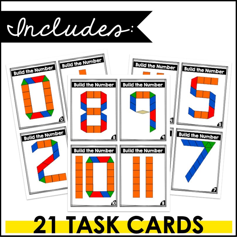 Fine Motor Skills Activities Letters and Numbers Pattern Blocks - Teacher Jeanell