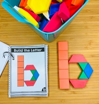 Fine Motor Skills Activities Letters and Numbers Pattern Blocks - Teacher Jeanell