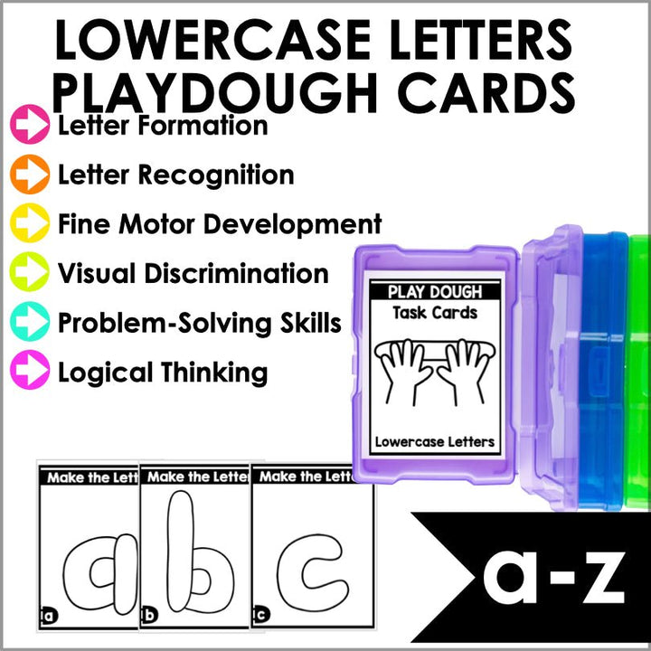 Fine Motor Skills Activities Letters and Numbers Playdough Task Cards - Teacher Jeanell