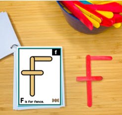 Fine Motor Skills Activities Letters and Numbers Popsicle Sticks - Teacher Jeanell