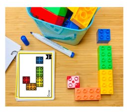 Fine Motor Task Boxes Letters and Numbers Bundle | Building Blocks - Teacher Jeanell