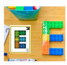 Fine Motor Task Boxes Letters and Numbers Bundle | Building Blocks - Teacher Jeanell