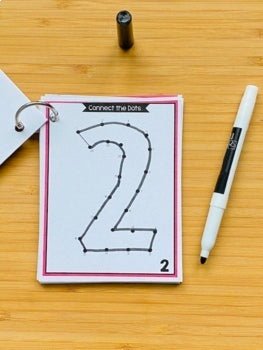 Fine Motor Task Boxes Letters and Numbers Bundle | Connect the Dots | Dot-to-Dot - Teacher Jeanell
