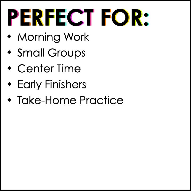 FREE ASL Daily Practice - Breakfast Words ASL Morning Work PDF - Teacher Jeanell