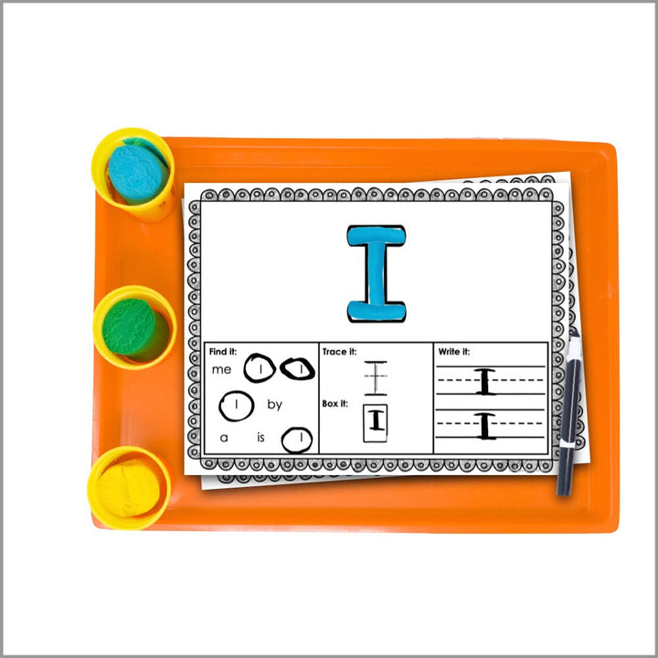 Fry's First 100 Sight Word Playdough Mats - Teacher Jeanell