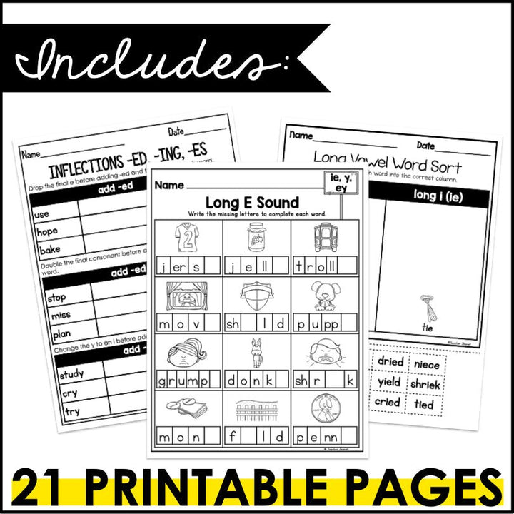 HMH Into Reading 1st Grade Spelling and Phonics Module 11 Supplement - Teacher Jeanell