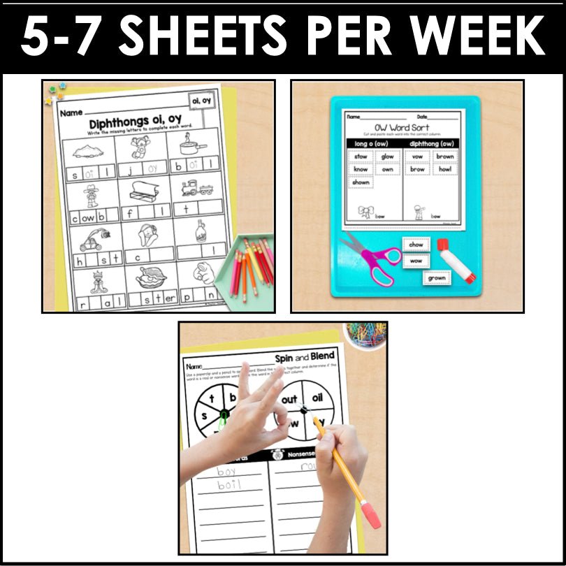 HMH Into Reading 1st Grade Spelling and Phonics Module 11 Supplement - Teacher Jeanell