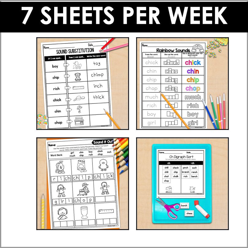 HMH Into Reading 1st Grade Spelling and Phonics Module 4 Supplement - Teacher Jeanell