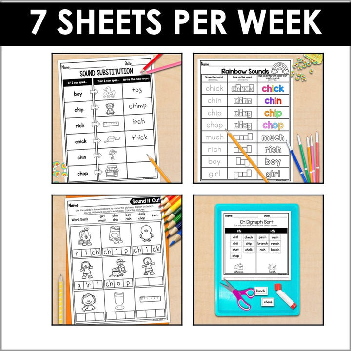 HMH Into Reading 1st Grade Spelling and Phonics Module 4 Supplement - Teacher Jeanell