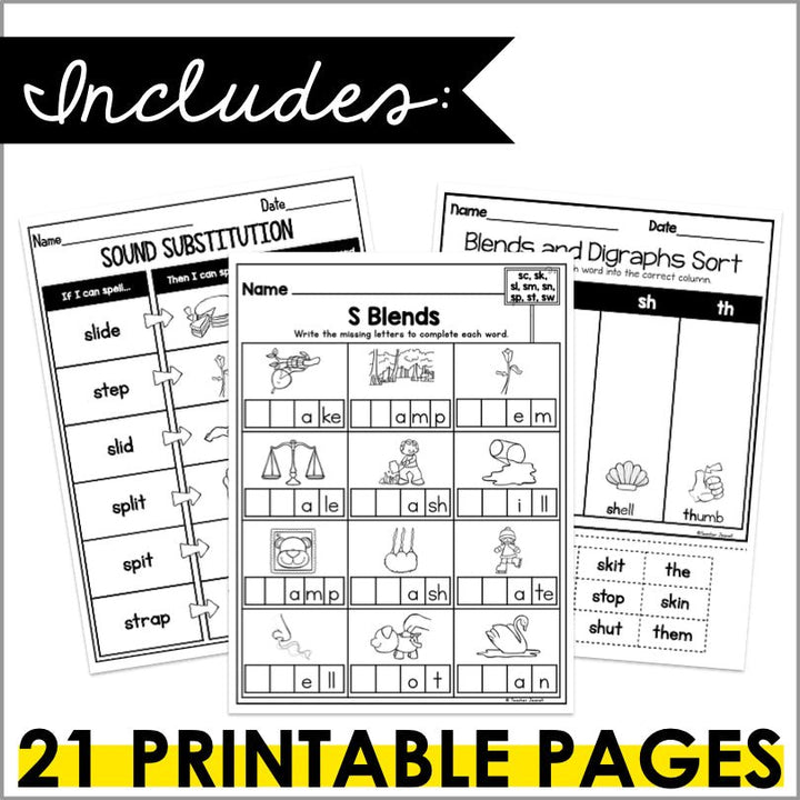 HMH Into Reading 1st Grade Spelling and Phonics Module 4 Supplement - Teacher Jeanell