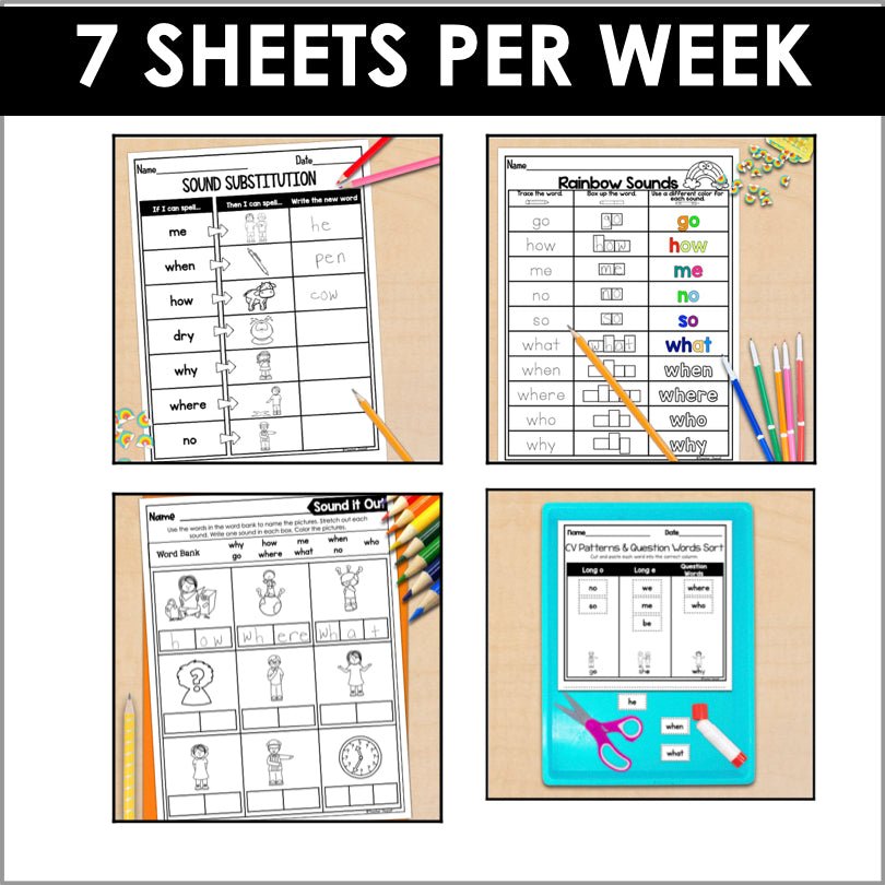 HMH Into Reading 1st Grade Spelling and Phonics Module 6 Supplement - Teacher Jeanell