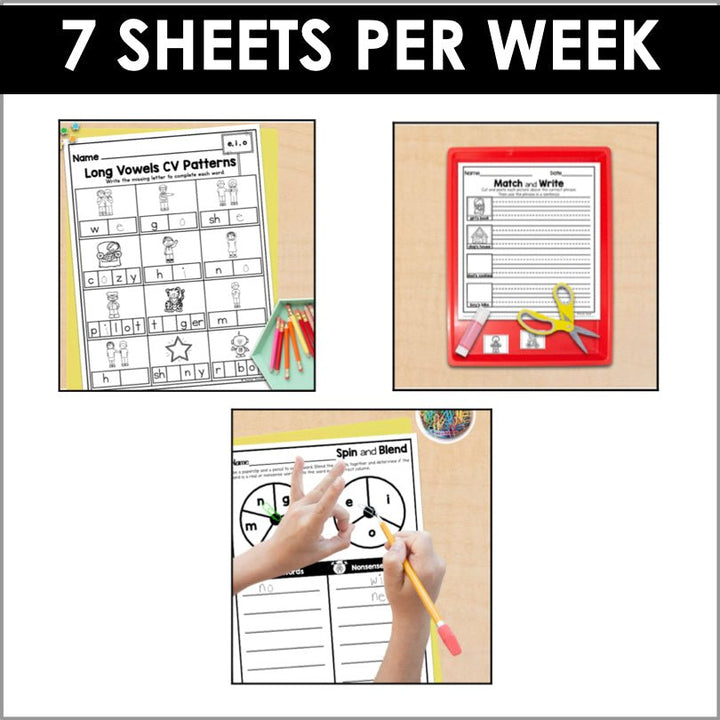 HMH Into Reading 1st Grade Spelling and Phonics Module 6 Supplement - Teacher Jeanell