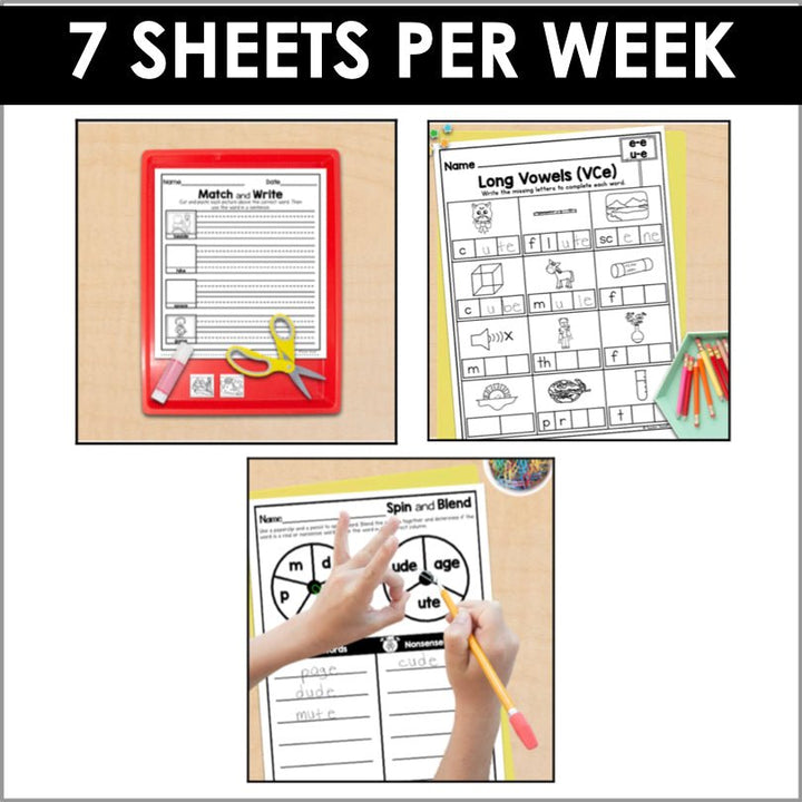HMH Into Reading 1st Grade Spelling and Phonics Module 7 Supplement - Teacher Jeanell