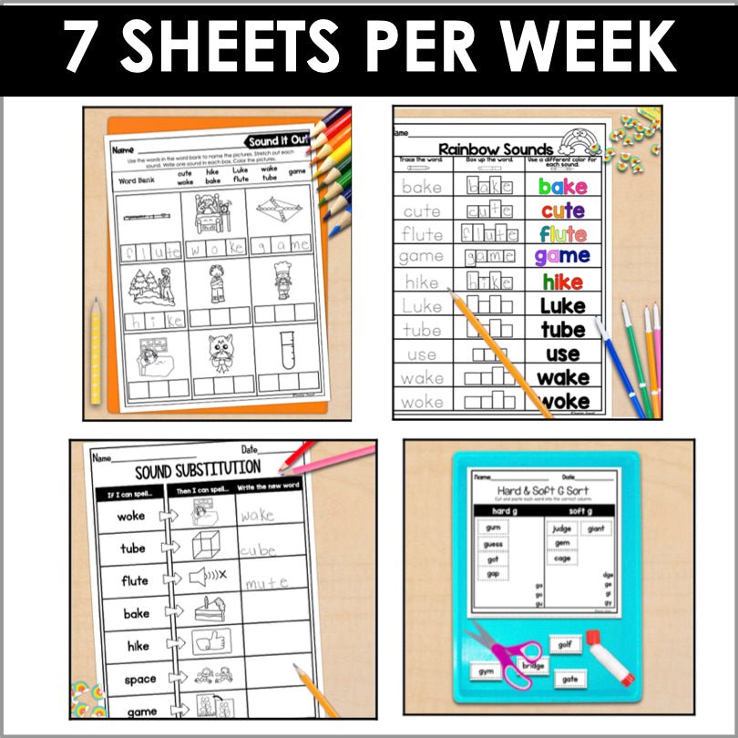 HMH Into Reading 1st Grade Spelling and Phonics Module 7 Supplement - Teacher Jeanell