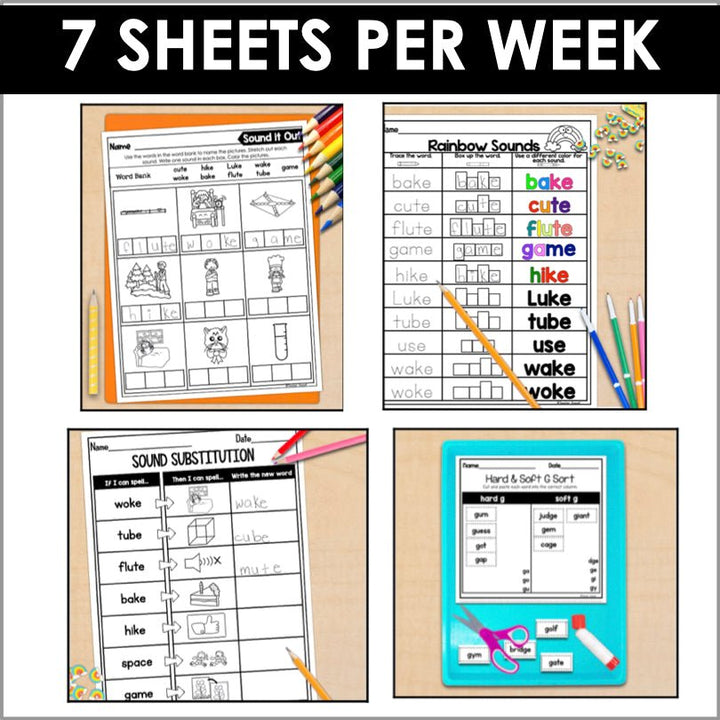 HMH Into Reading 1st Grade Spelling and Phonics Module 7 Supplement - Teacher Jeanell