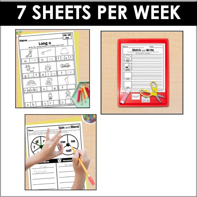 HMH Into Reading 1st Grade Spelling and Phonics Module 8 Supplement - Teacher Jeanell