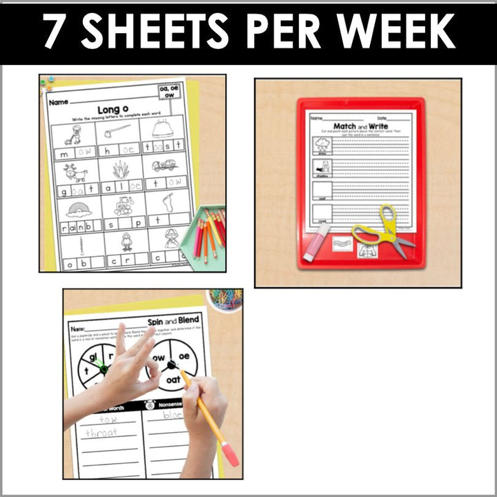 HMH Into Reading 1st Grade Spelling and Phonics Module 8 Supplement - Teacher Jeanell