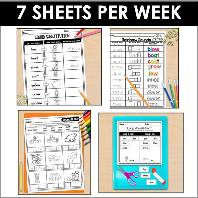 HMH Into Reading 1st Grade Spelling and Phonics Module 8 Supplement - Teacher Jeanell