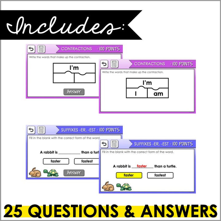 HMH Into Reading Module 10 Week 1 First Grade Trivia Game Supplement - Teacher Jeanell