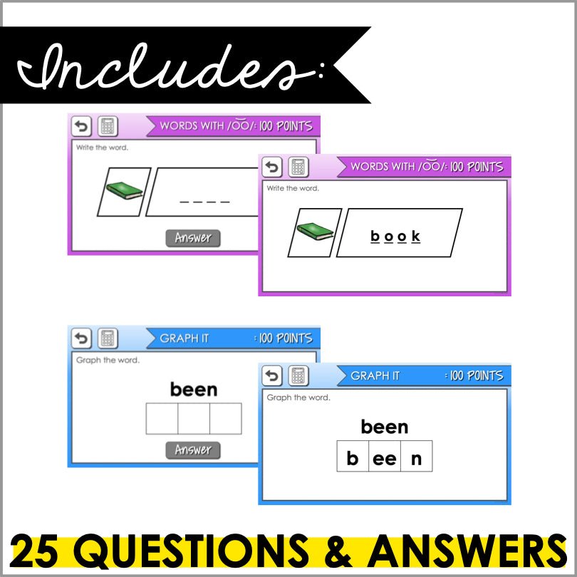 HMH Into Reading Module 10 Week 2 First Grade Trivia Game Supplement - Teacher Jeanell