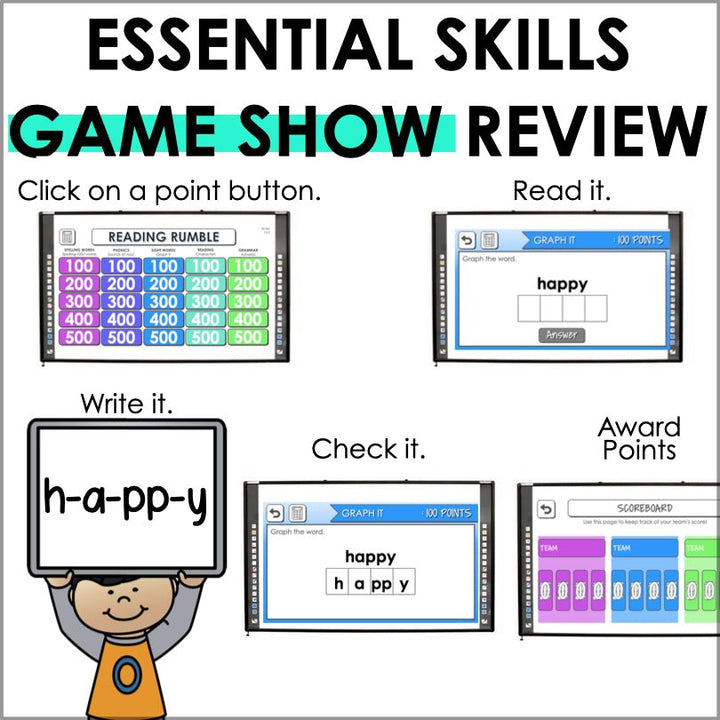HMH Into Reading Module 10 Week 3 First Grade Trivia Game Supplement - Teacher Jeanell