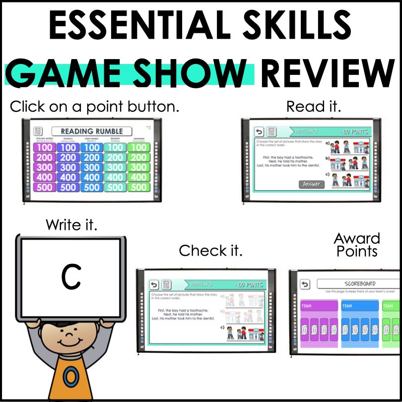 HMH Into Reading Module 9 Bundle First Grade Trivia Game Supplemental Resource - Teacher Jeanell