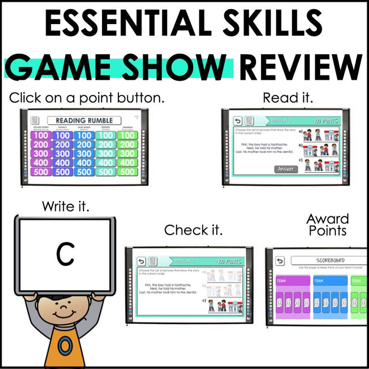 HMH Into Reading Module 9 Bundle First Grade Trivia Game Supplemental Resource - Teacher Jeanell
