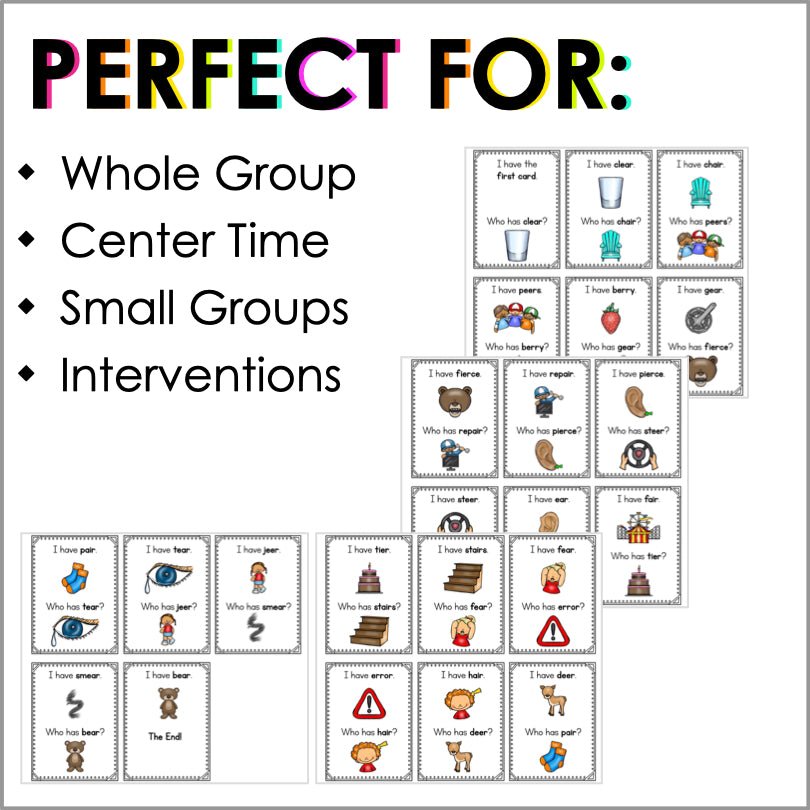 I Have, Who Has Phonics Game Bundle 2 (14 Sets) - Teacher Jeanell