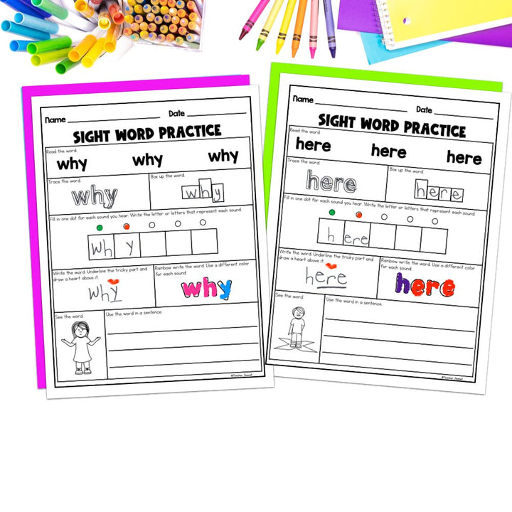 Into Reading 1st Grade Sight Word Practice Module 4 Supplement - Heart Words - Teacher Jeanell