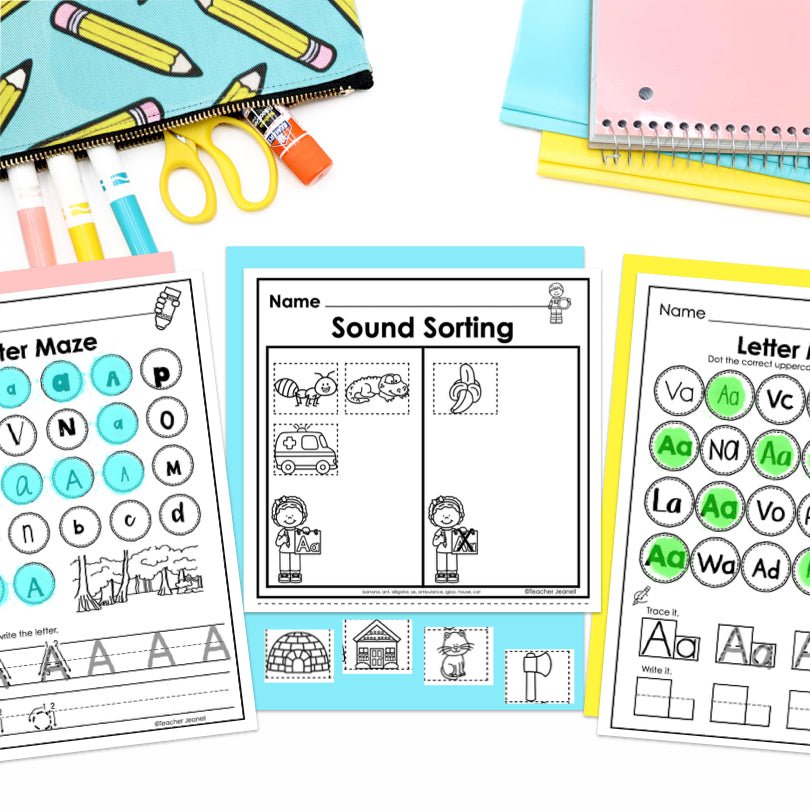 Letter A Activities | Letter of the Week Worksheets FREE - Teacher Jeanell