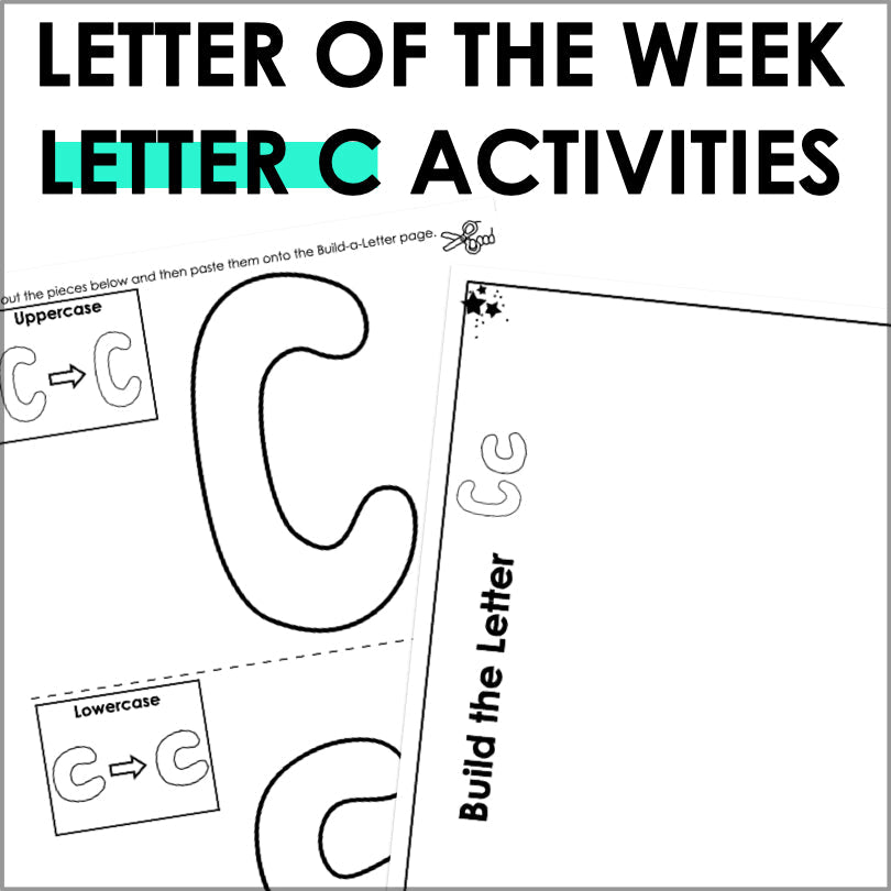 Letter C Activities | Letter of the Week Worksheets - Teacher Jeanell