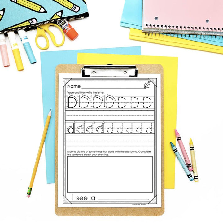 Letter D Activities | Letter of the Week Worksheets - Teacher Jeanell