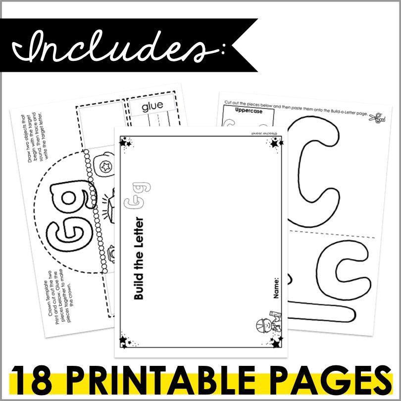 Letter G Activities | Letter of the Week Worksheets - Teacher Jeanell