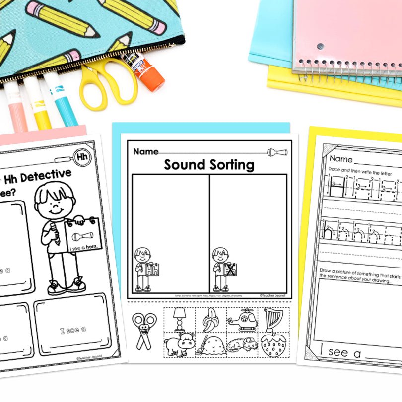 Letter H Activities | Letter of the Week Worksheets - Teacher Jeanell