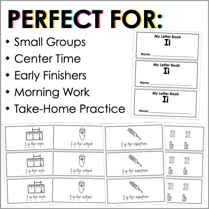 Letter I Activities | Letter of the Week Worksheets - Teacher Jeanell