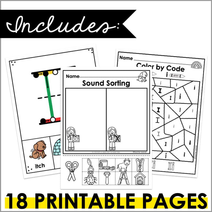 Letter I Activities | Letter of the Week Worksheets - Teacher Jeanell