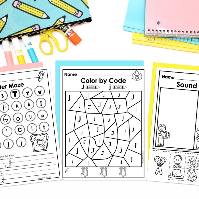 Letter J Activities | Letter of the Week Worksheets - Teacher Jeanell