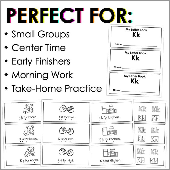 Letter K Activities | Letter of the Week Worksheets - Teacher Jeanell