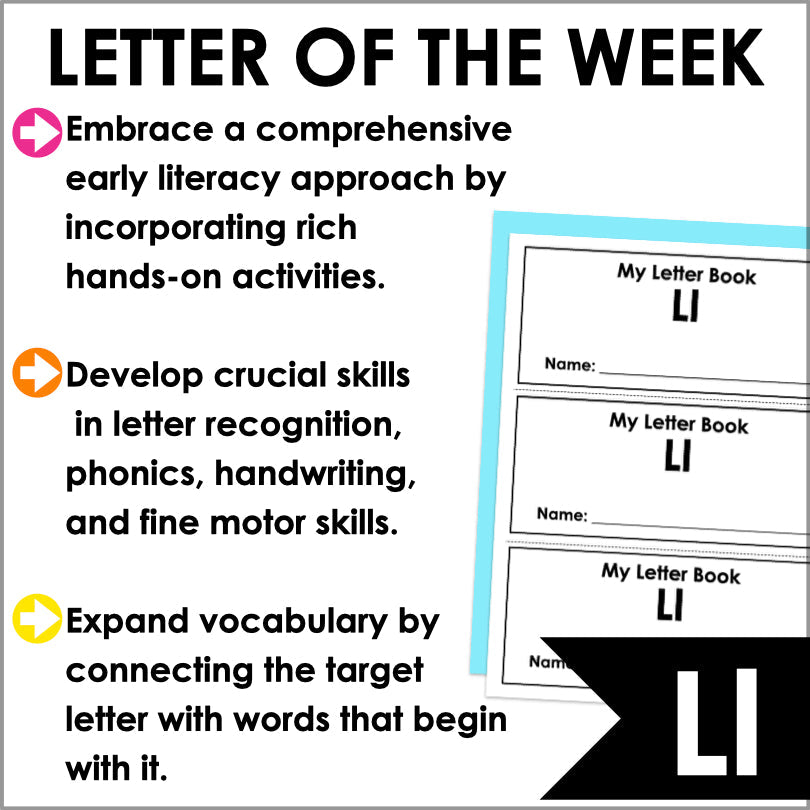 Letter L Activities | Letter of the Week Worksheets - Teacher Jeanell