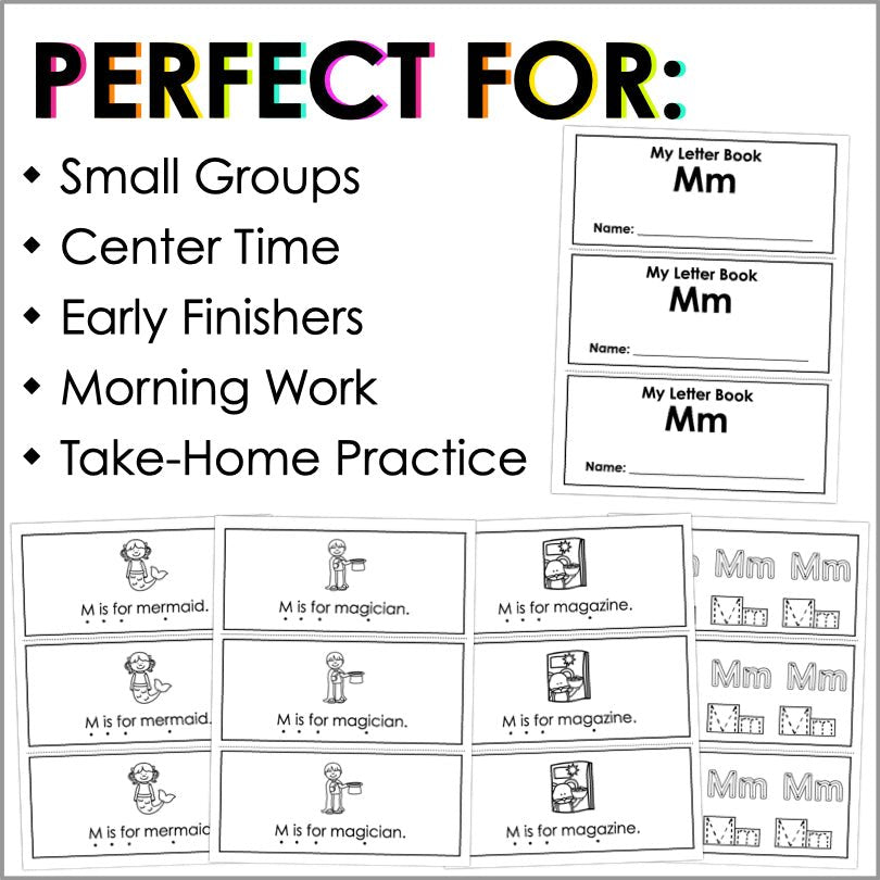 Letter M Activities | Letter of the Week Worksheets - Teacher Jeanell
