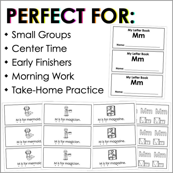 Letter M Activities | Letter of the Week Worksheets - Teacher Jeanell