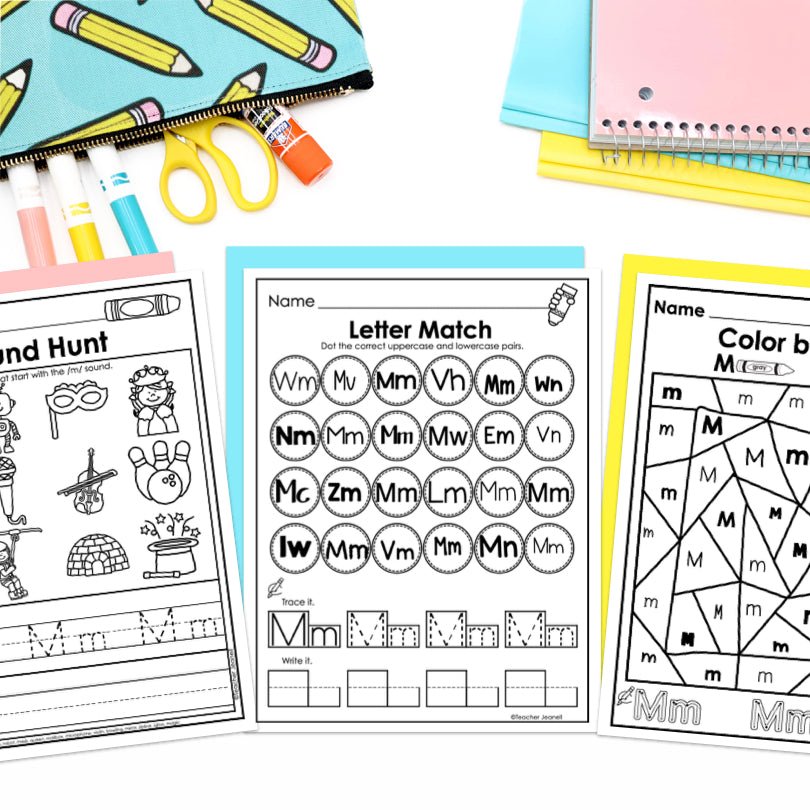 Letter M Activities | Letter of the Week Worksheets - Teacher Jeanell