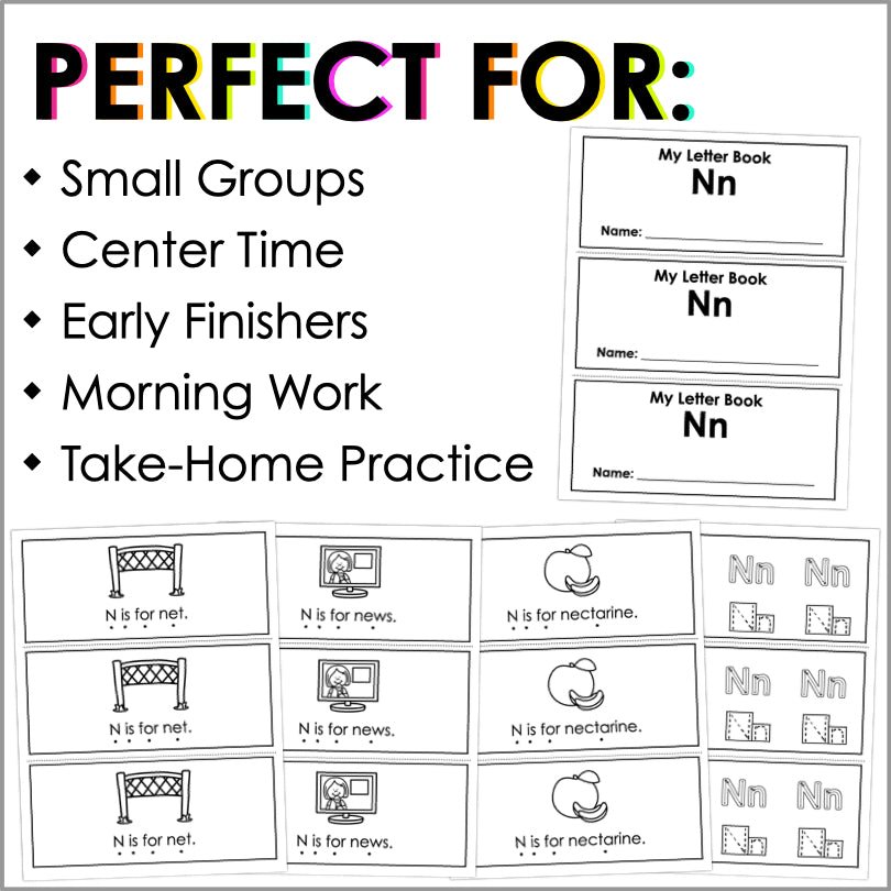 Letter N Activities | Letter of the Week Worksheets - Teacher Jeanell
