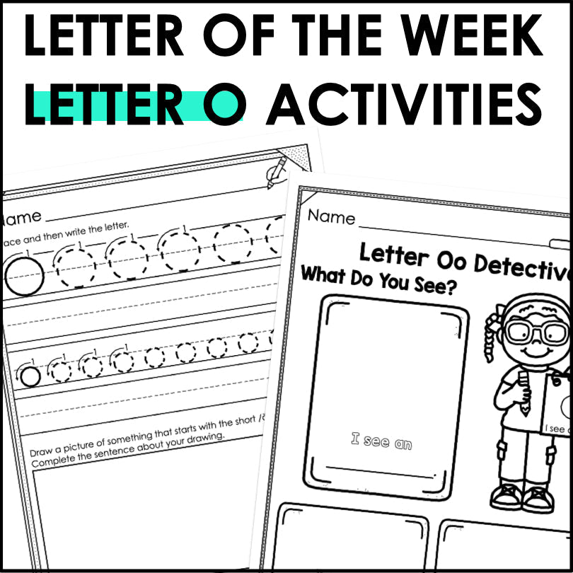 Letter O Activities | Letter of the Week Worksheets - Teacher Jeanell