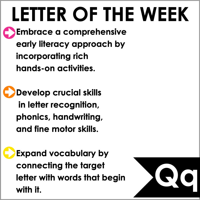 Letter Q Activities | Letter of the Week Worksheets - Teacher Jeanell