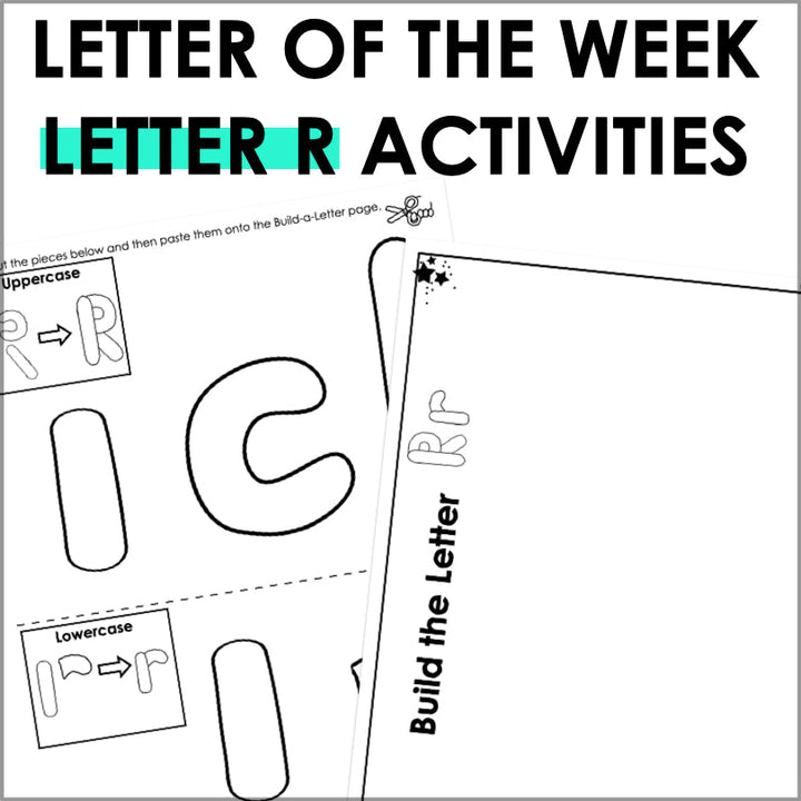 Letter R Activities | Letter of the Week Worksheets - Teacher Jeanell