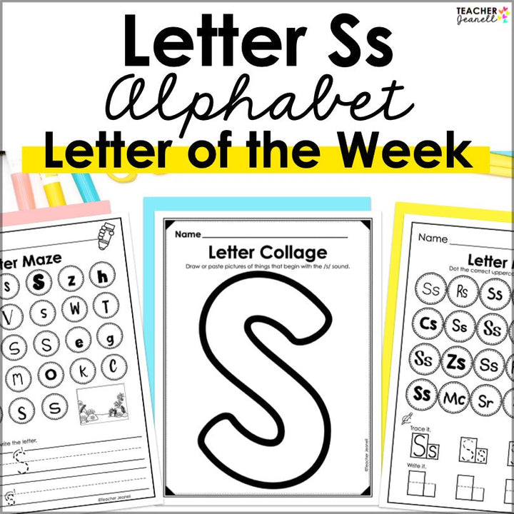 Letter S Activities | Letter of the Week Worksheets - Teacher Jeanell