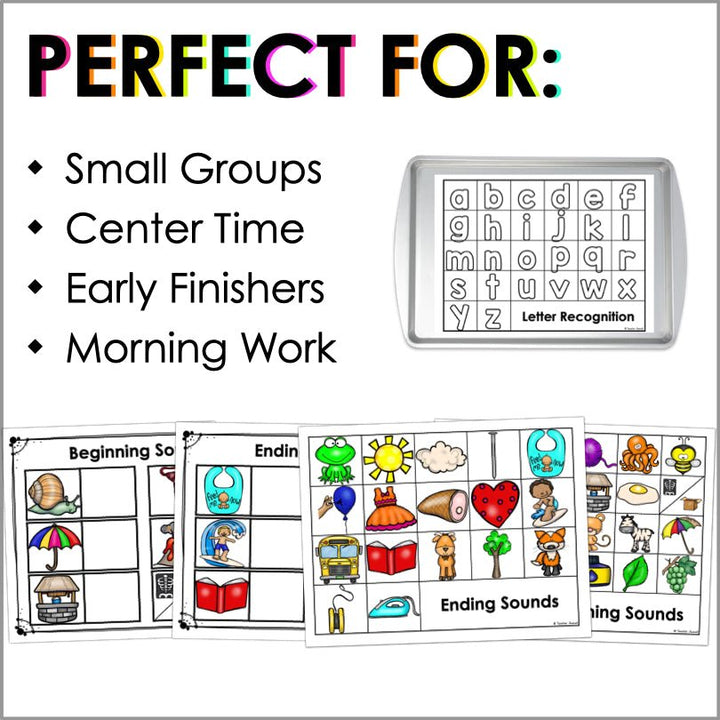 Letter Sounds Activities Magnetic Letters - Teacher Jeanell